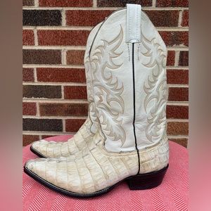 Mexican Unbranded Caiman Western boots 9 1/2